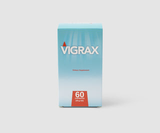 Vigrax erection and potency tablets with natural ingredients, 60 capsules