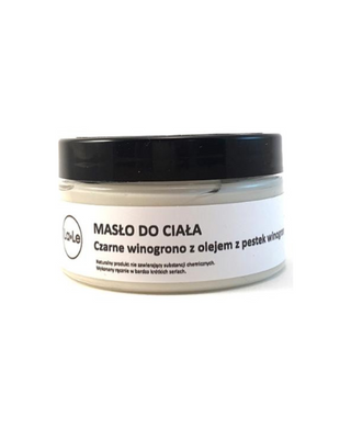 Black grape body butter with grape seed oil nourishing and regenerating La-Le