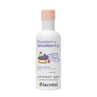 Shower gel with blueberry extract and raspberry extract Nacomi