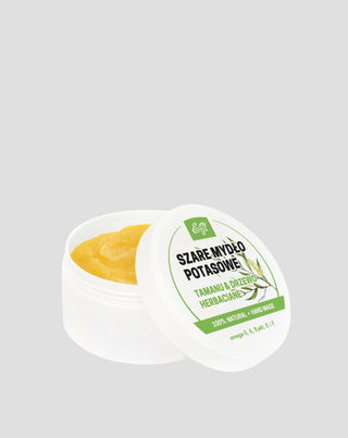 Naturalne szare mydło z olejem tamanu i olejkiem z drzewa herbacianego Etja_1