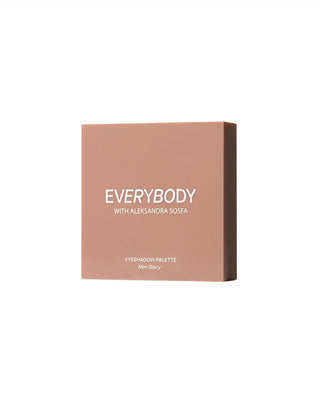 Palette of four eyeshadows in neutral tones Mini Diary Everybody London