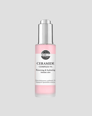 Serum CERAMIDE Complex 5% o działaniu nawilżającym i przeciwzmarszczkowym BIOUP
