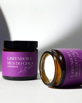 Lavender Body Mousse for Irritated and Dehydrated Skin with Lavender Oil Mglife