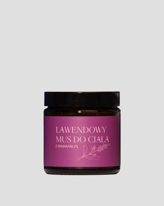 Lavender Body Mousse for Irritated and Dehydrated Skin with Lavender Oil Mglife