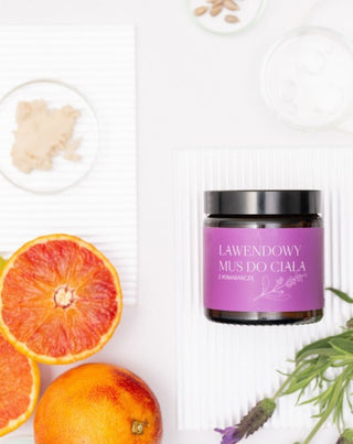 Lavender Body Mousse for Irritated and Dehydrated Skin with Lavender Oil Mglife