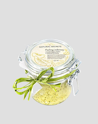 Natural Secrets sugar body scrub with green tea and natural oils
