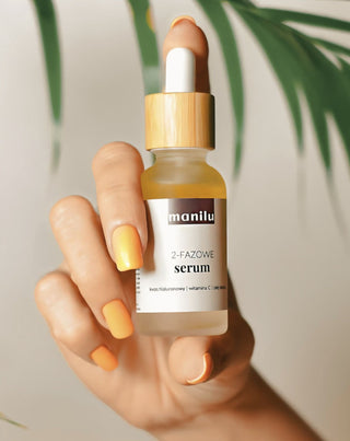 Two-Phase Night Serum for Dry Skin with Hyaluronic Acid and Vitamin C Manilu - 3