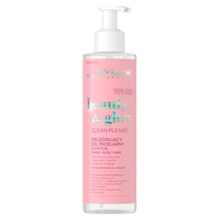 Eveline beauty glow micellar face wash gel