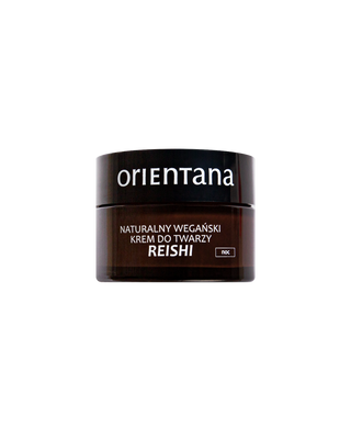 Natural Vegan Night Facial Cream for Early Signs of Ageing with Reishi Mushroom Orientana
