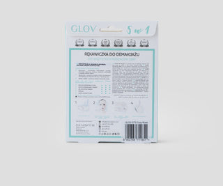 Reusable Makeup Removal and face Cleansing Glove On-The-Go Ivory Glov