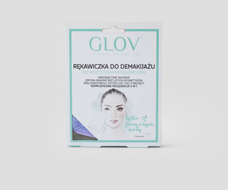 Reusable Makeup Removal and face Cleansing Glove On-The-Go Ivory Glov