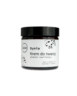 Pumpkin face cream deeply moisturizing and nourishing with pumpkin seed oil and chamomile hydrolate La-Le