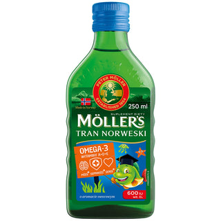 Moller's Norwegian Fruit Flavored Tranium with 600 IU of vitamin D3