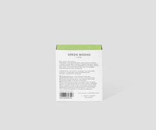 Green zero power monthly coloured contact lenses Green Moons No. 1 Ovio