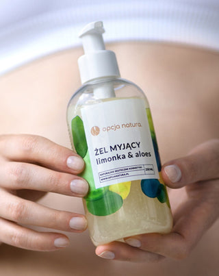 Body and face wash gel Lime & Aloe 100% natural Opcja Natura_2 - 2