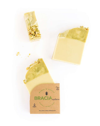 Solid Soap with Jasmine and Acacia for Wrinkles and Acne Warm Summer Night Bracia Mydlarze