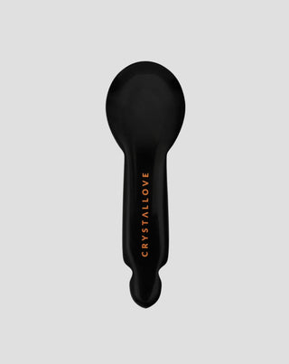 Black obsidian gua sha eye massager – Crystallove facial reflexology - 1