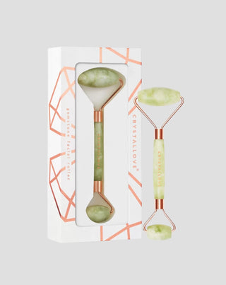 Jade face massager - natural stone of youth Jade roller Crystallove - 1