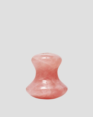 Facial massage mushroom made of natural rose quartz Crystallove - 1