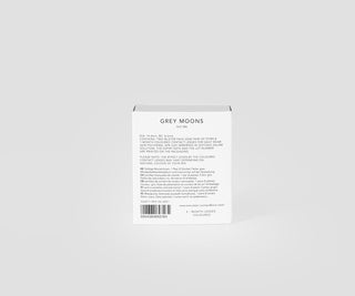 Ash grey zero power monthly coloured contact lenses Grey Moons No. 1 Ovio
