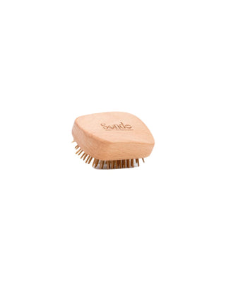 Wooden Bristle Hair and Scalp Brush Sendo