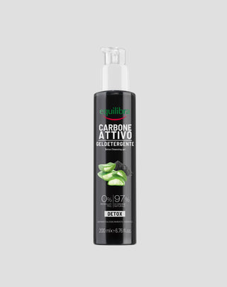 Equilibra activated charcoal and aloe vera cleansing face wash - 1