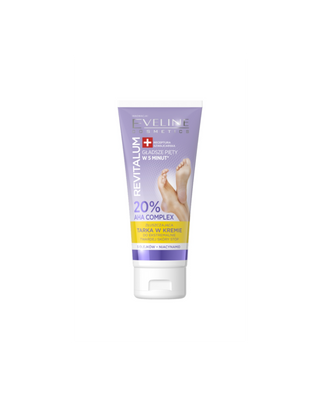 Smoothing and Exfoliating Foot Cream with 20% AHA Acids Grater Eveline