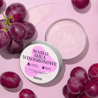 Grape-Scented Shea Butter with Vitamin E Moisturising and Firming Auna