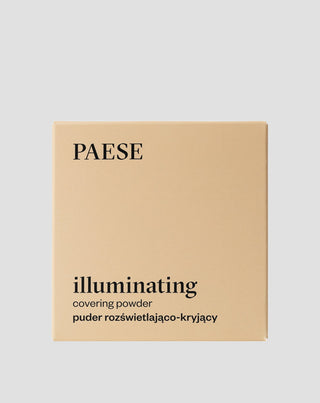 Illuminating Concealing Pressed Face Powder Shade 4C Tanned Illuminating Paese