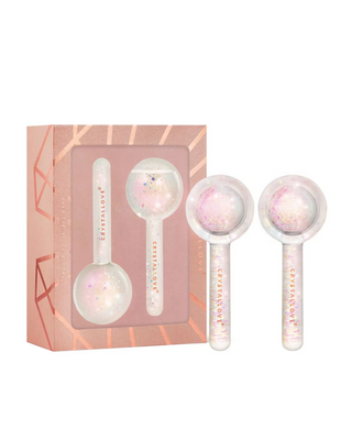 Glass Balls for Facial Cryotherapy Massage Cryolift Ice Globes Crystallove