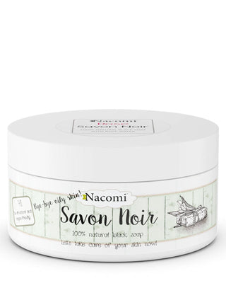 Nacomi Savon Noir natural cleansing black soap with vitamin E