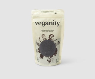 Psyllium seed natural source of fiber to support digestion and suppress appetite Veganity 200 g