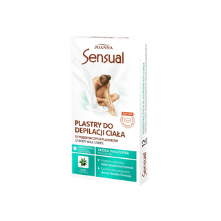 Body Depilation Strips with Soothing Olive and Aloe Easy Grip Ssensual Joanna