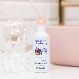 Shower gel with blueberry extract and raspberry extract Nacomi