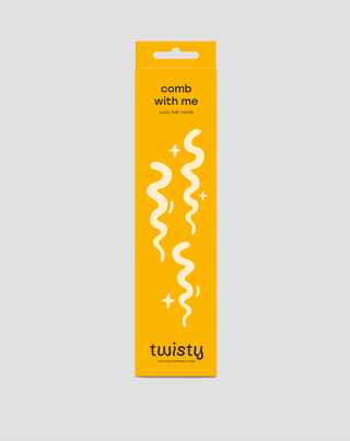 Wide-tooth comb for curls for gentle detangling and hair care Twisty - 2