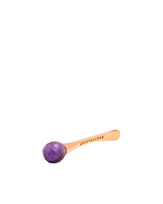 3D Eye Massager with Amethyst and Cream Applicator Crystallove