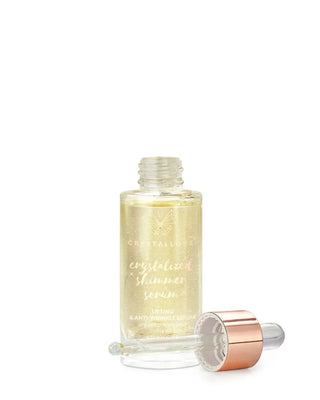 Mountain Crystal and Prickly Pear Facial Serum - Clear Quartz Shimmer Serum Crystallove