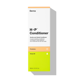Hemp conditioner with probiotics to regenerate hair and scalp microbiome H+P Dermz
