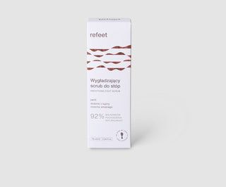 Refeet smoothing foot scrub with ginger extract