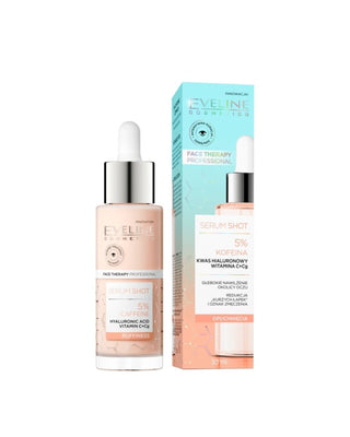 Energizing Eye Area Treatment with 5% Caffeine Serum Shot Eveline Cosmetics