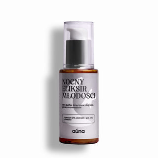 Night Youth Elixir with Coenzyme Q10 for Dry, Tired, and Mature Skin Auna