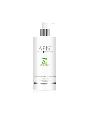 Antibacterial Cleansing Toner with Green Tea Acne-Stop Home Therapy Apis
