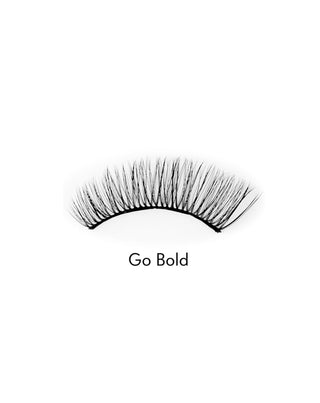 Bamm!Lashes Go Bold 2D false strip eyelashes for repeated use very soft - 2