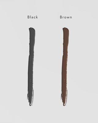 Nutridome black eyebrow wax pencil with castor oil with a lamination effect