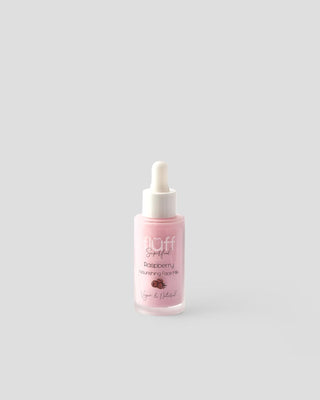 Face milk with raspberry extract ideal as serum cream or makeup base Fluff