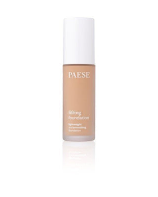 Lifting face primer with golden beige color by Paese