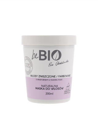 Hair Mask for Damaged and Coloured Hair with Inula Crithmoides Extract BeBio Ewa Chodakowska