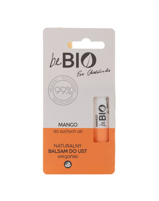 Natural balm for dry lips with mango, jojoba and macadamia oils BeBio Ewa Chodakowska