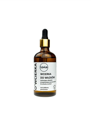 Hair growth accelerating hair rub with orange and apple cider vinegar La-Le