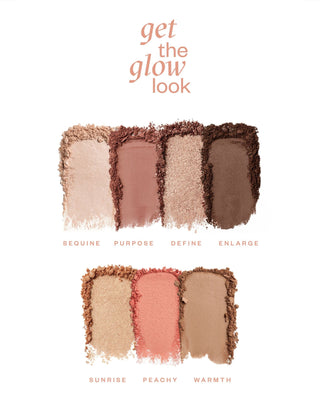 Wielozadaniowa paleta do makijażu twarzy i oczu get the glow look Paese 1